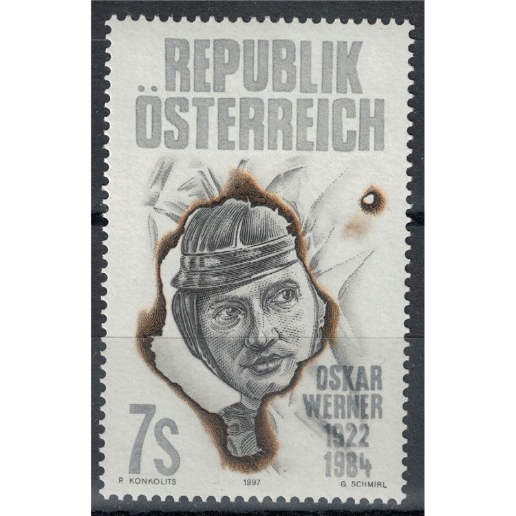 AUSTRIA 1997 Oskar Werner MNH**