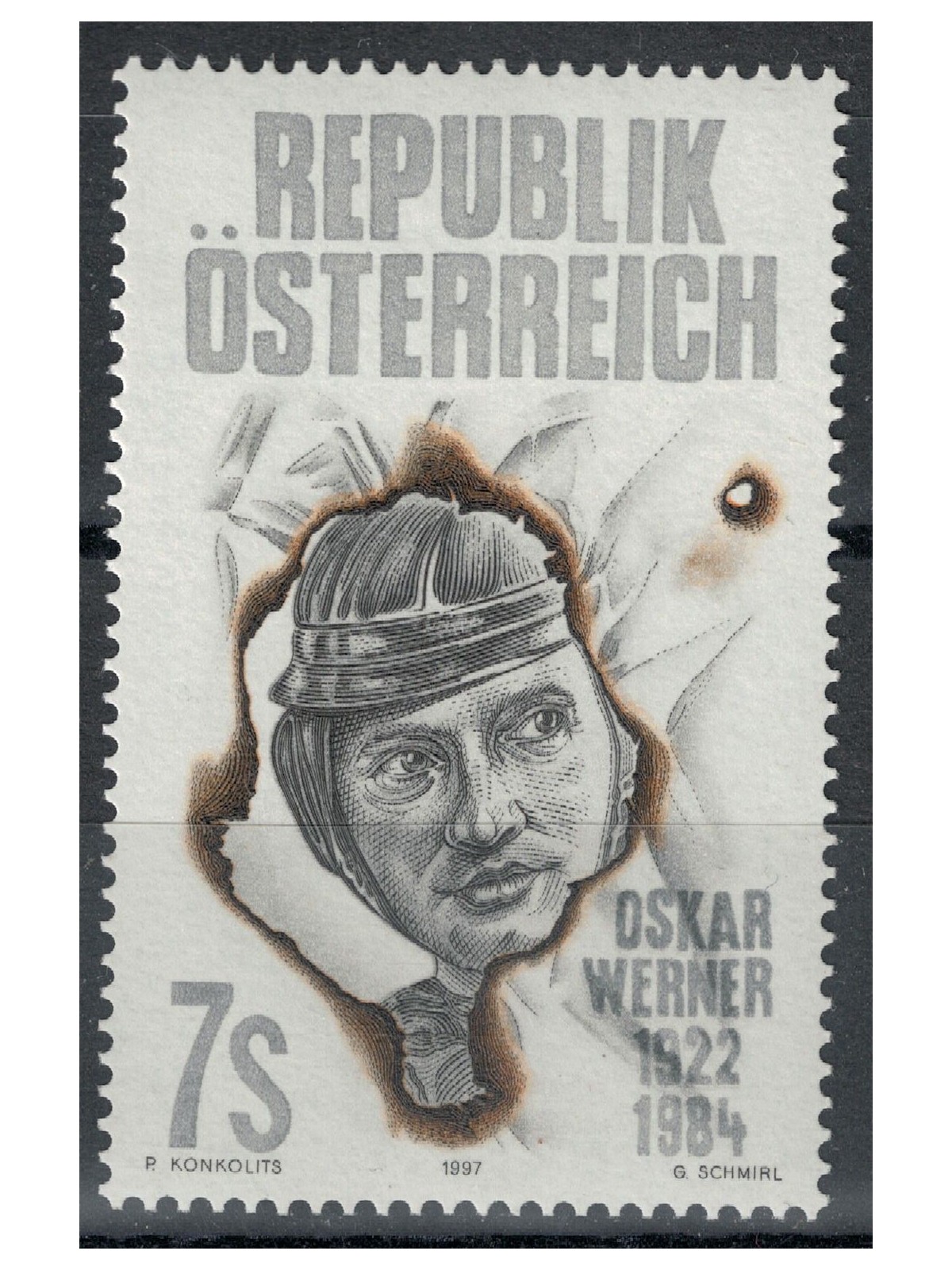 AUSTRIA 1997 Oskar Werner MNH**