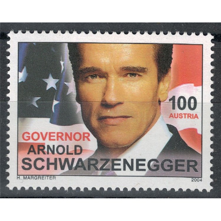 AUSTRIA 2004 Arnold Schwarzenegger MNH**