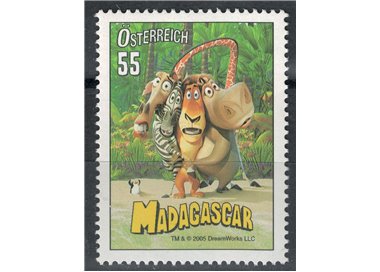 AUSTRIA 2005 Madagascar, animated film MNH**