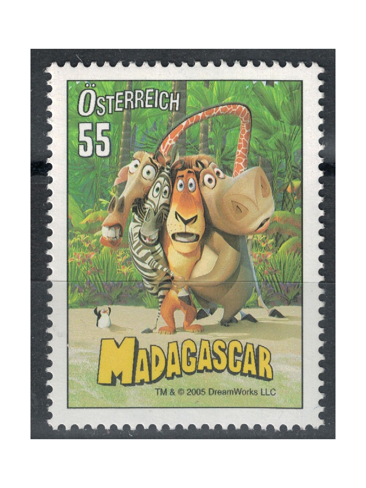 AUSTRIA 2005 Madagascar, film d'animazione MNH**