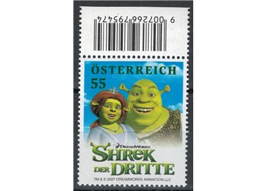 AUSTRIA 2007 Shrek 3, film d'animazione MNH**