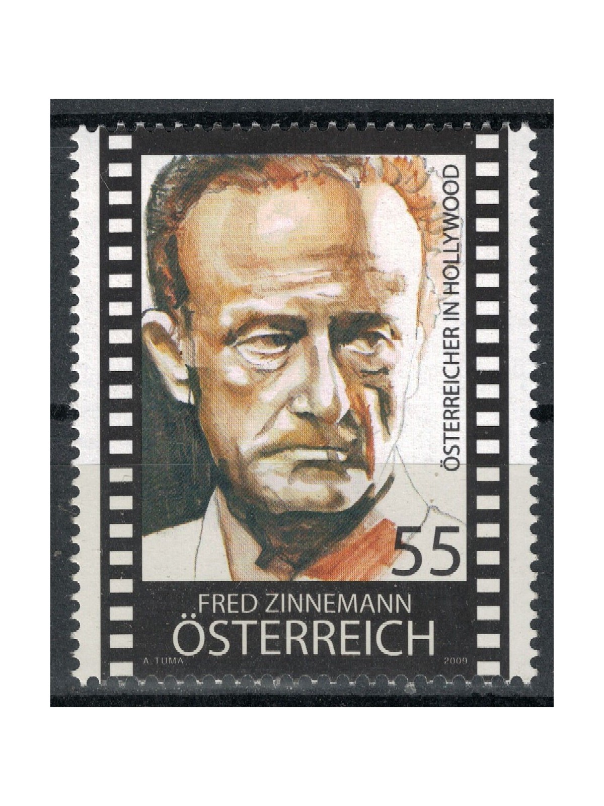 AUSTRIA 2009 Fred Zinnemann MNH**