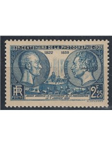FRANCE 1939 Centenary of Photography MNH**