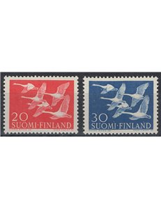 FINLANDIA 1956 Norden 2v MNH**