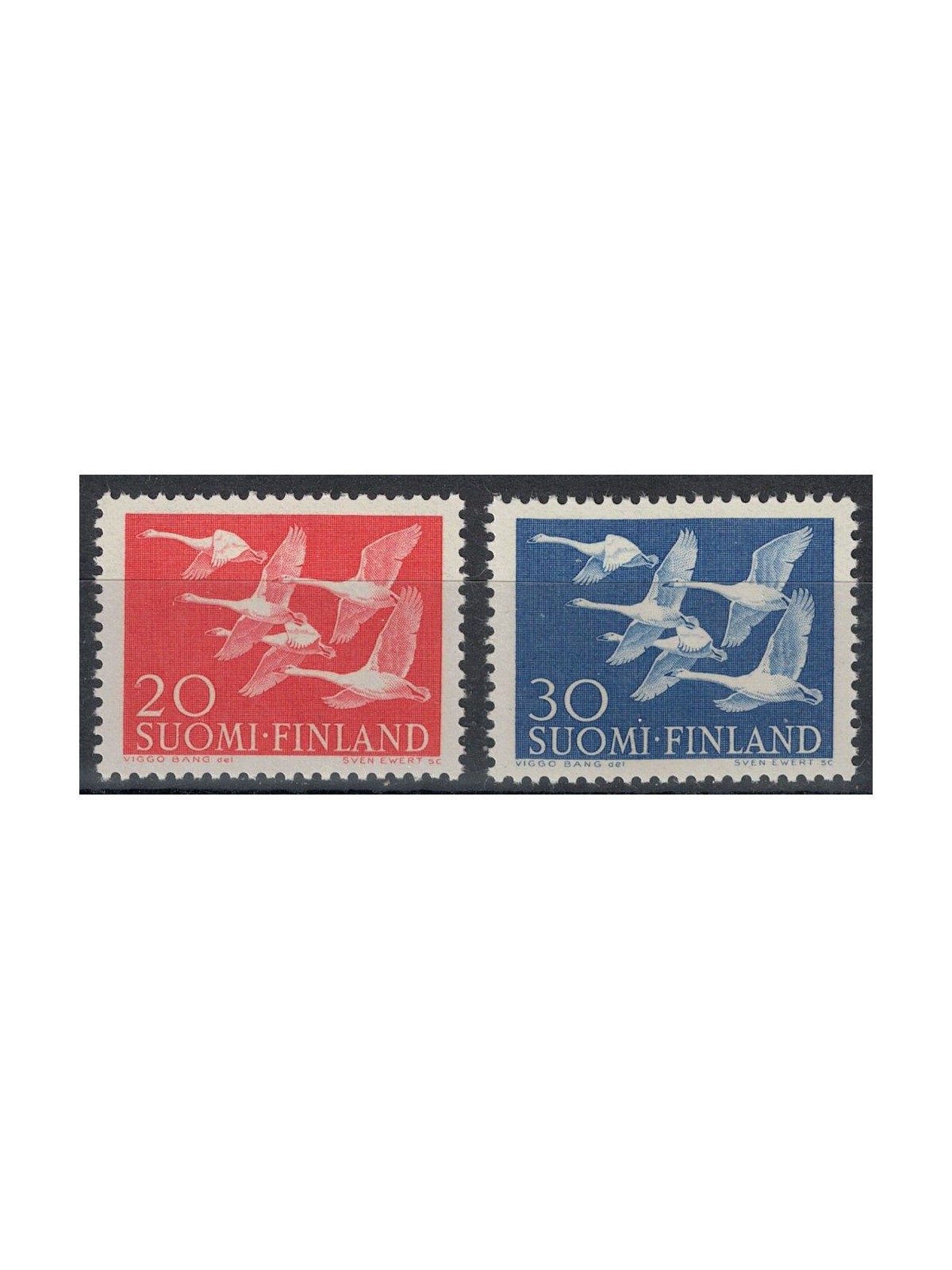 FINLAND 1956 Norden 2v MNH**
