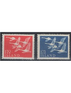 ICELAND 1956 Norden 2v MNH**