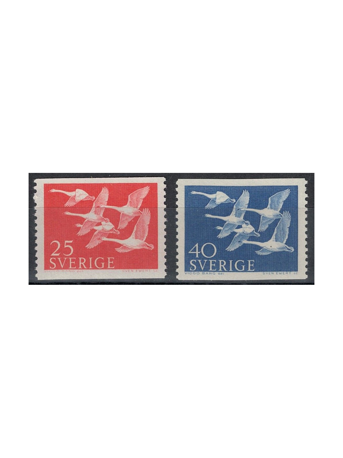 SWEDEN 1956 Norden 2v MNH**