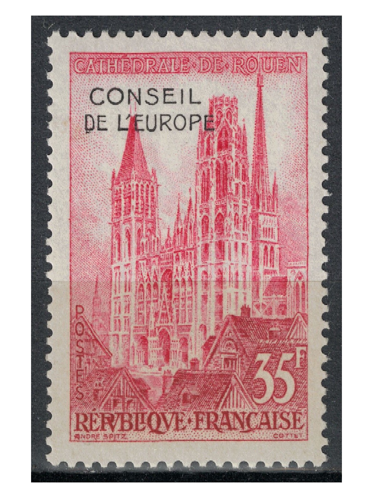 FRANCIA 1958 Servizio (Consiglio d'Europa) MNH**