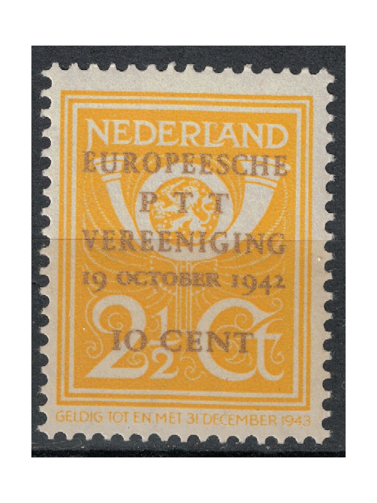 OLANDA 1942 Congresso Postale Europeo MNH**