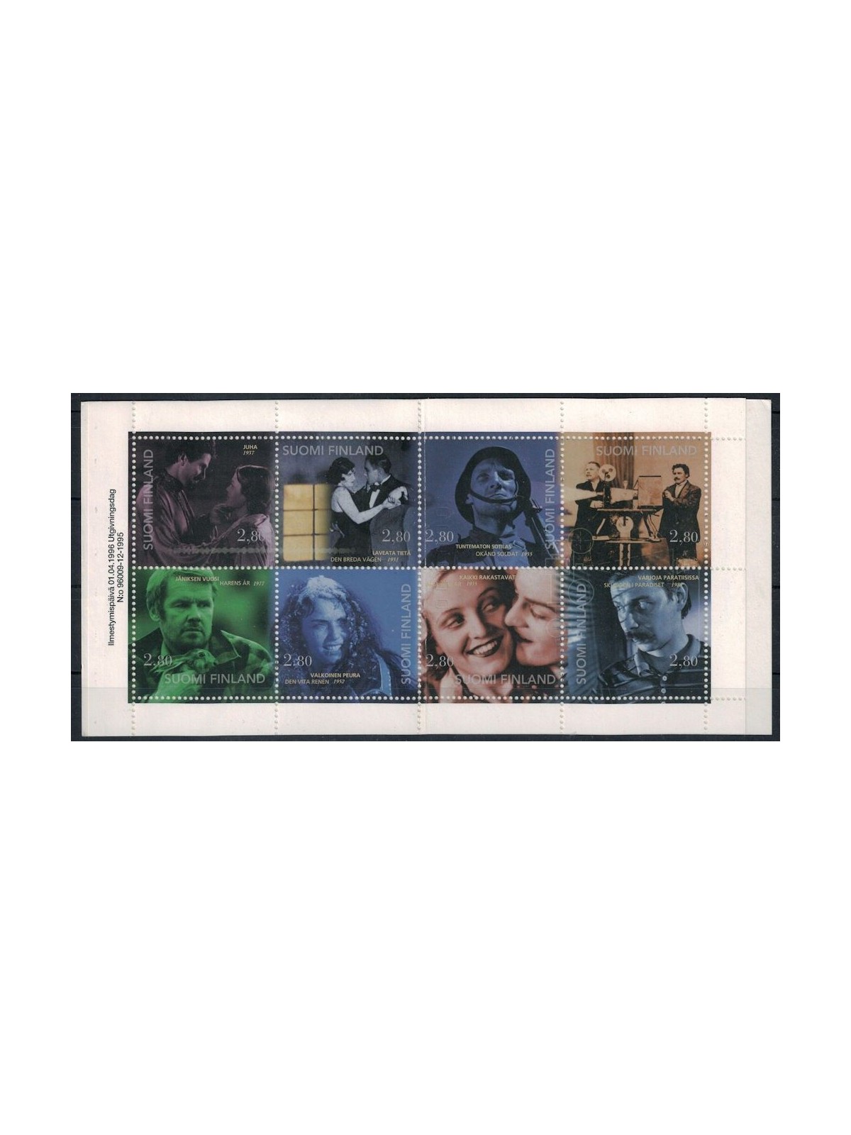 FINLAND 1996 Centenary of Cinema booklet MNH**