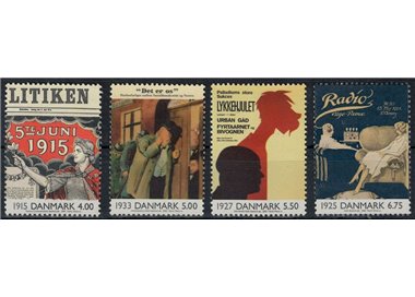DANIMARCA 2000 XX secolo (2ª serie) 4v MNH**