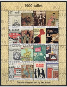 DENMARK 2000 20th century s/s MNH**