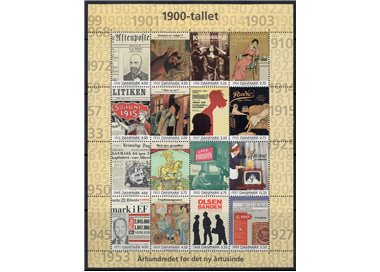 DANIMARCA 2000 XX secolo BF MNH**