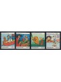 DANIMARCA 2002 Fumetti e cartoni animati 4v MNH**