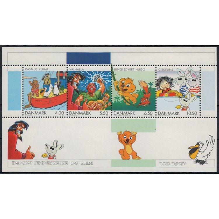 DANIMARCA 2002 Fumetti e cartoni animati BF MNH**