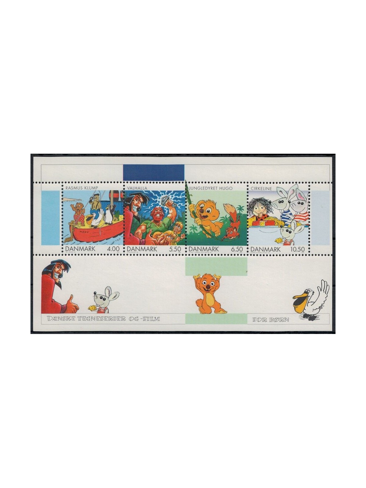 DANIMARCA 2002 Fumetti e cartoni animati BF MNH**