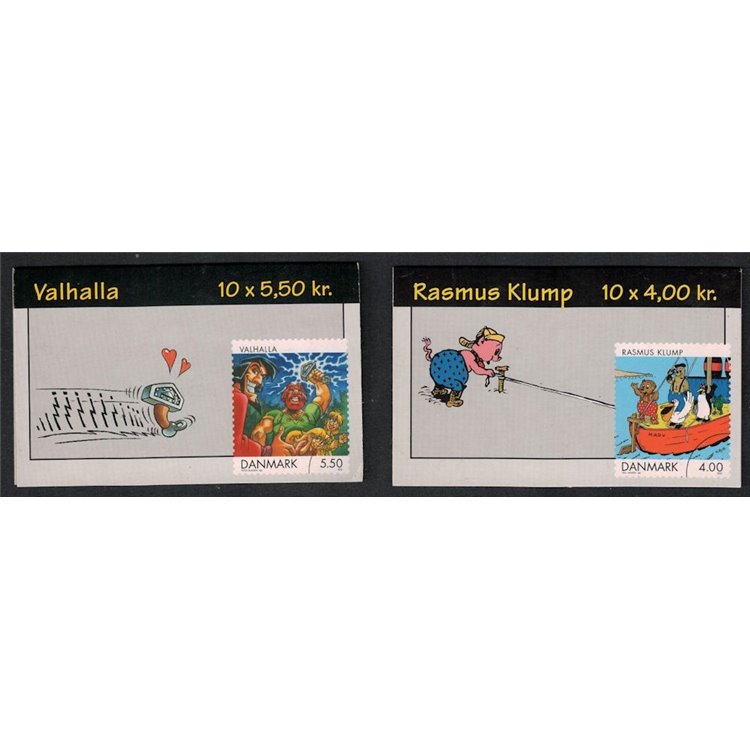DENMARK 2002 Comics and Cartoons 2 booklet MNH**
