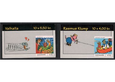 DENMARK 2002 Comics and Cartoons 2 booklet MNH**