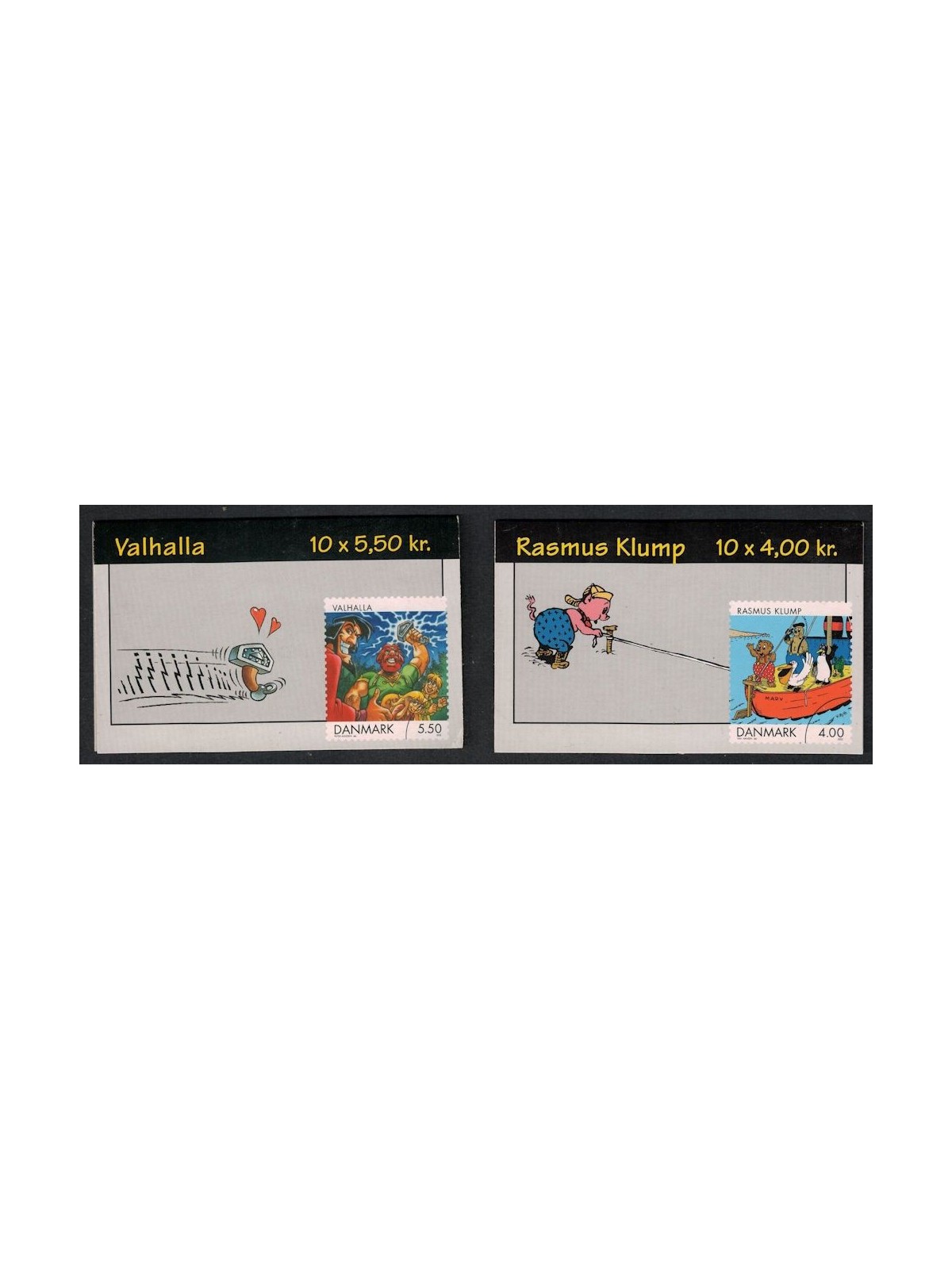 DANIMARCA 2002 Fumetti e cartoni animati 2 LB MNH**