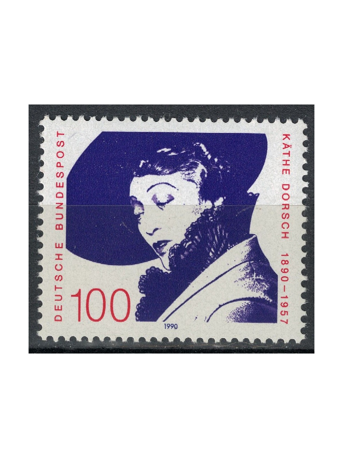 GERMANIA BRD 1990 Käthe Dorsch MNH**