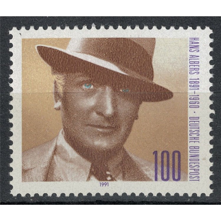 GERMANIA BRD 1991 Hans Albers MNH**