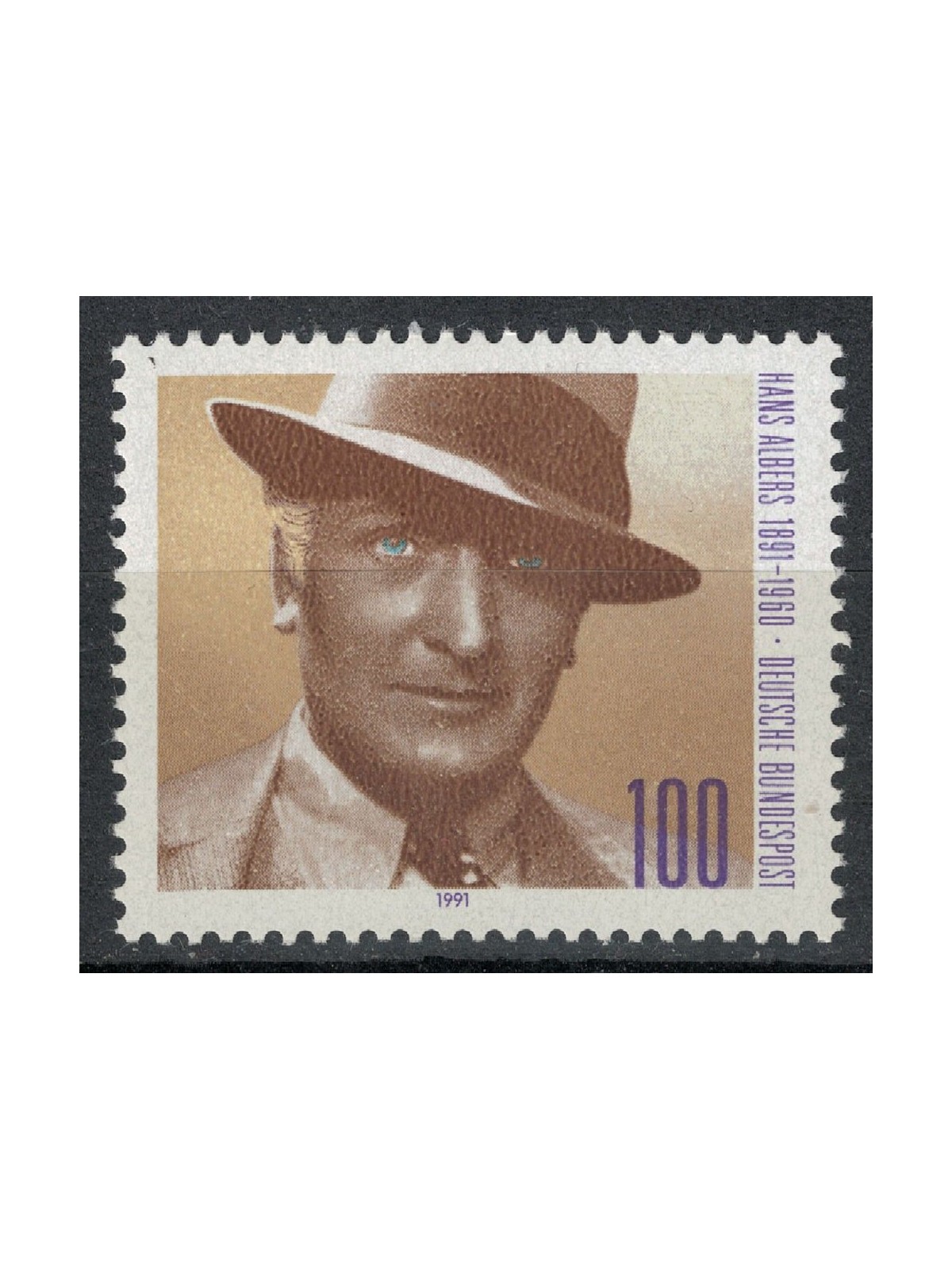 GERMANIA BRD 1991 Hans Albers MNH**