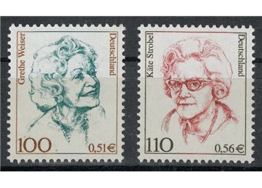 GERMANY BRD 2000 Famous Women 2v MNH**