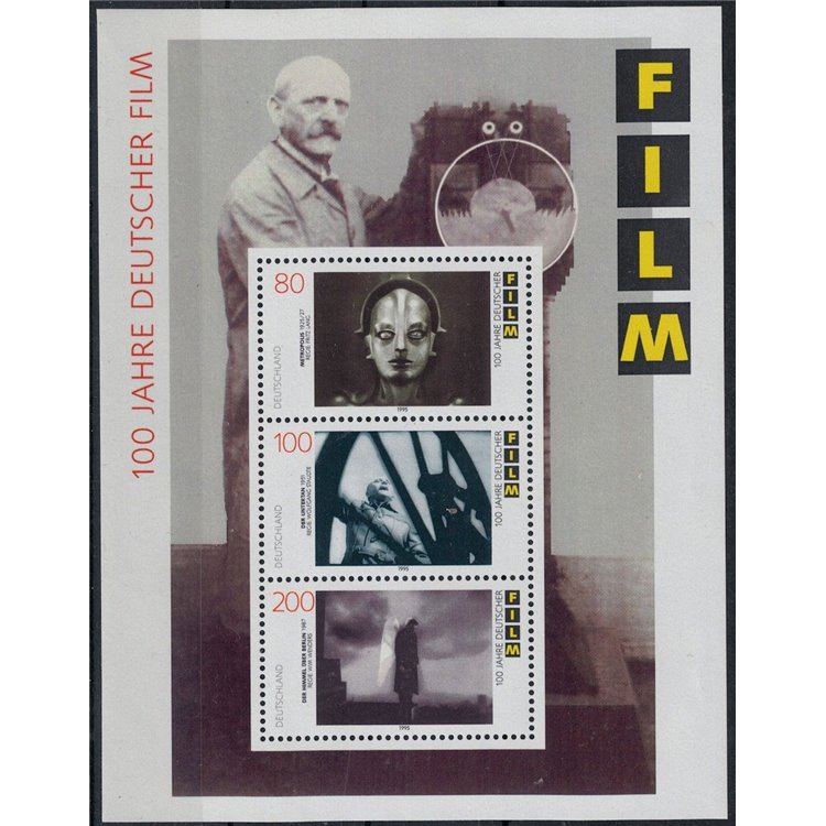 GERMANIA BRD 1995 Centenario del film tedesco BF MNH**