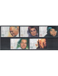 GERMANIA BRD 2000 Beneficenza, attori celebri 5v MNH**