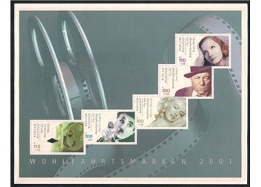 GERMANIA BRD 2001 Pro opere di beneficenza, attori LB MNH**