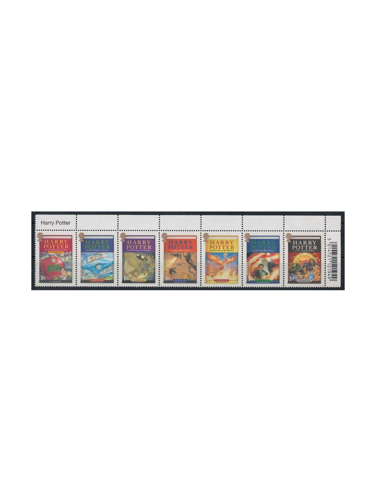 GRAN BRETAGNA 2007 Harry Potter 7v MNH**