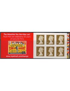 GREAT BRITAIN 2008 Ordinary Set 1st (Carry On) booklet MNH**