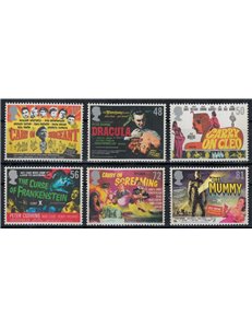 GREAT BRITAIN 2008 Carry On and Hammer Horror 6v MNH**