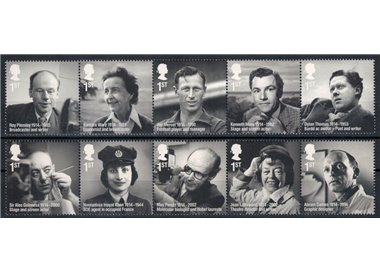 GREAT BRITAIN 2014 British Personalities 10v MNH**