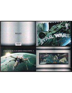 GREAT BRITAIN 2015 Star Wars s/s on Folder Bolaffi MNH**
