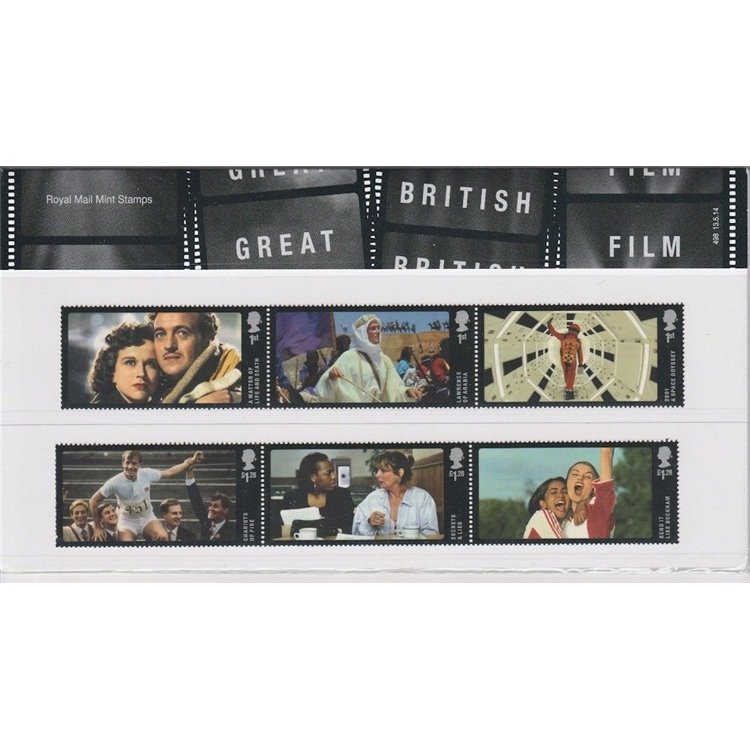 GRAN BRETAGNA 2014 Film Britannici 6v MNH**
