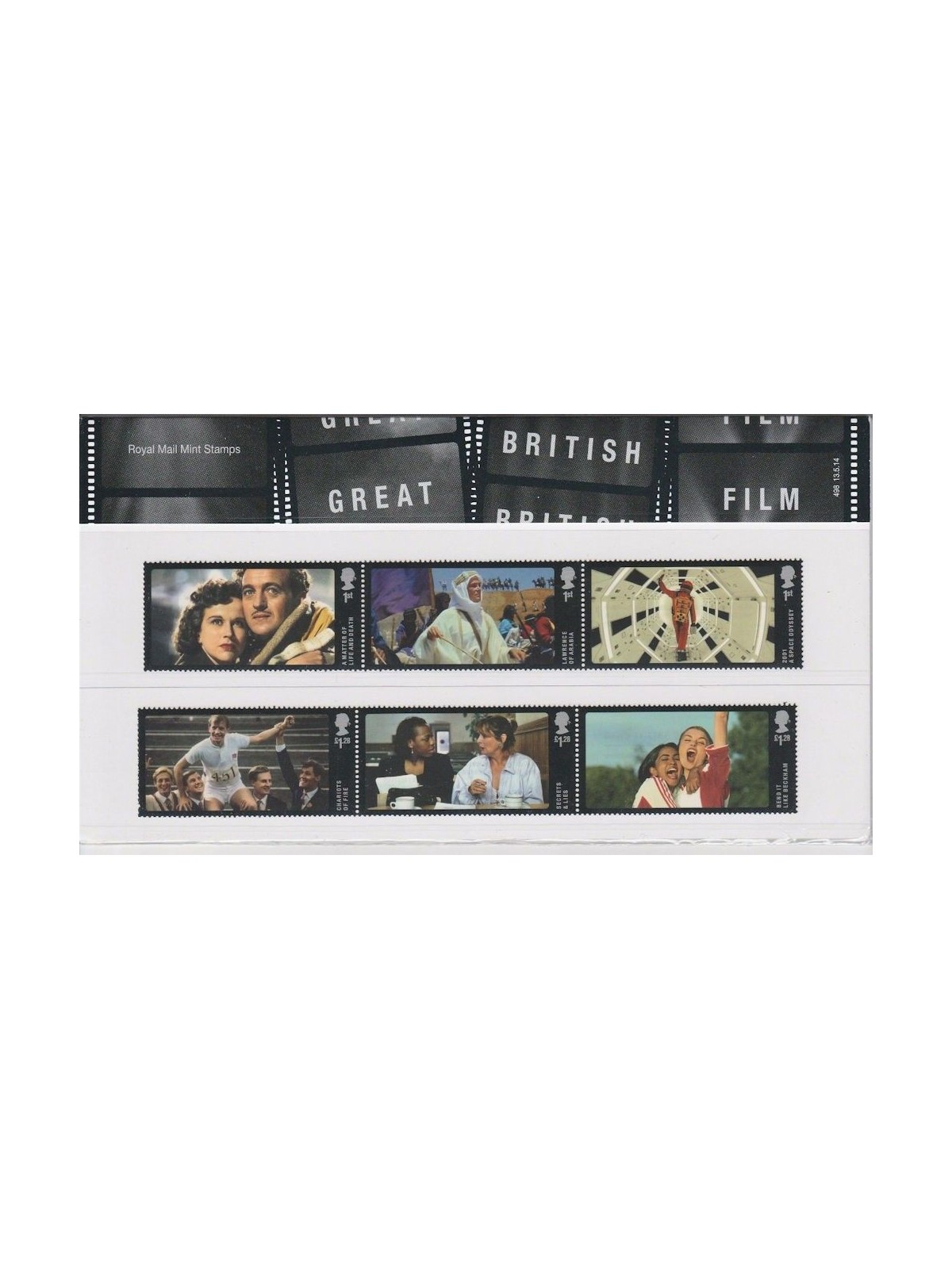 GRAN BRETAGNA 2014 Film Britannici 6v MNH**