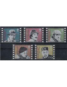 GUERNSEY 1996 Centenario del Cinema 5v MNH**