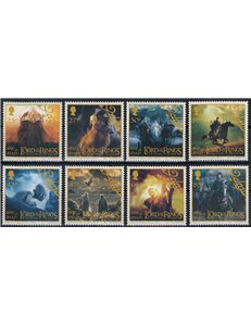 MAN 2003 Il Signore degli Anelli 8v MNH**