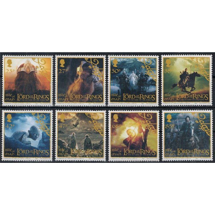 MAN 2003 Il Signore degli Anelli 8v MNH**