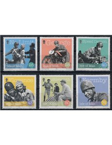 MAN 2004 George Formby 6v MNH**