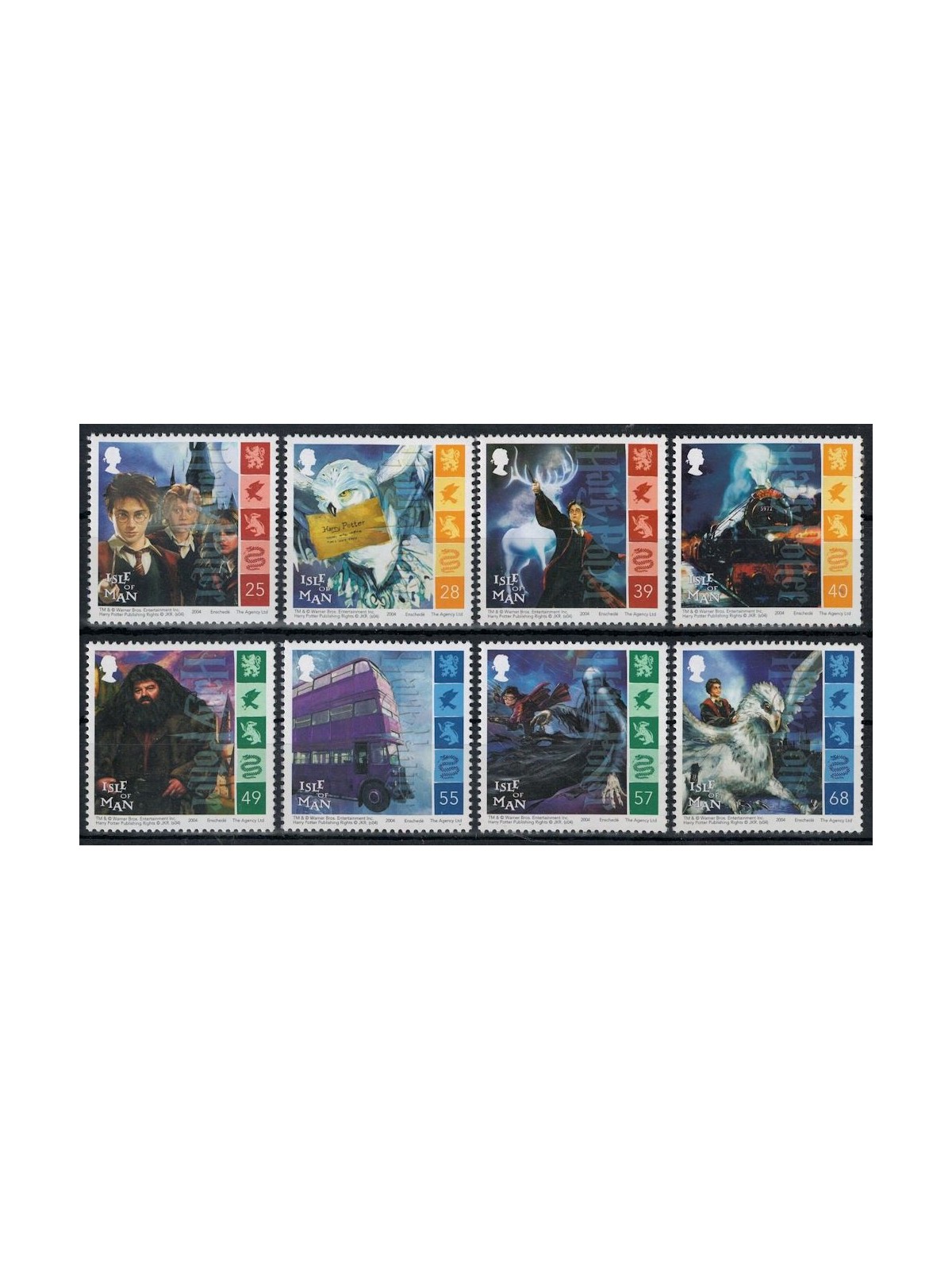 MAN 2004 Harry Potter 8v MNH**