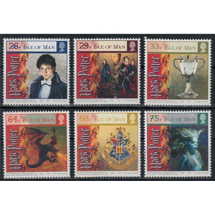 MAN 2005 Harry Potter 6v MNH**