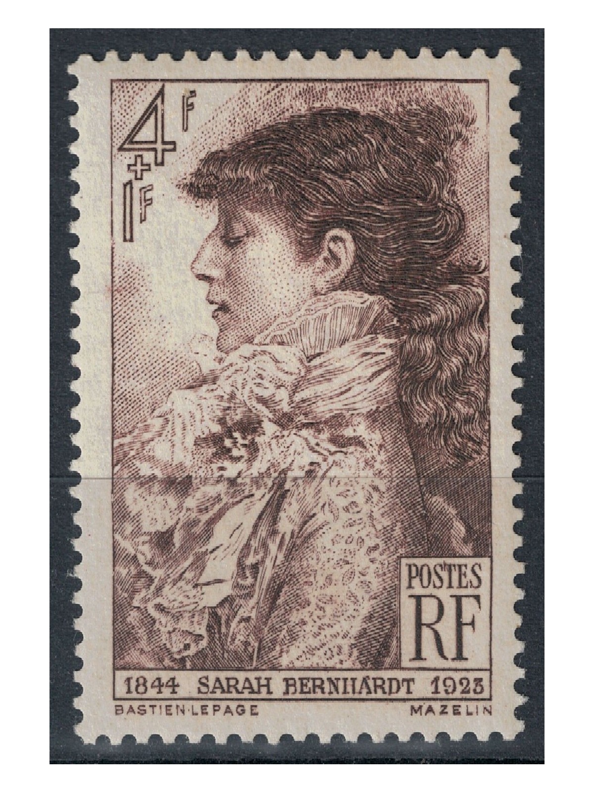 FRANCIA 1945 Sarah Bernhardt MNH**