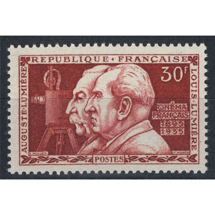 FRANCIA 1955 Anniversario del Cinema MNH**