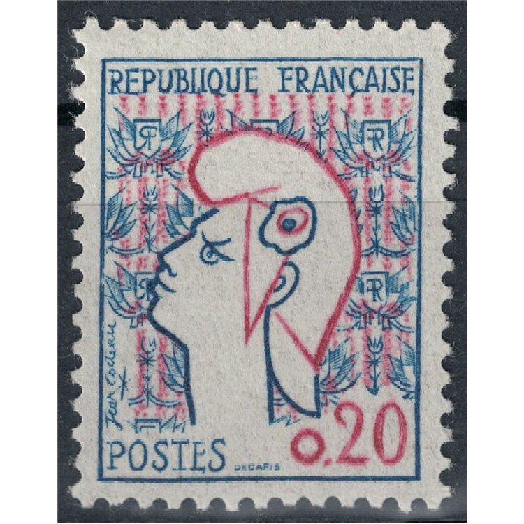 FRANCE 1961 Marianne of Cocteau MNH**