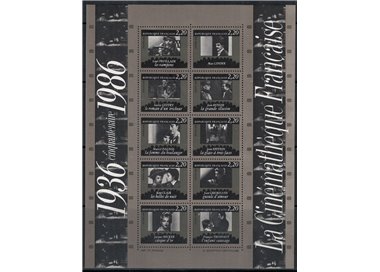FRANCE 1986 National Film Archive s/s MNH**