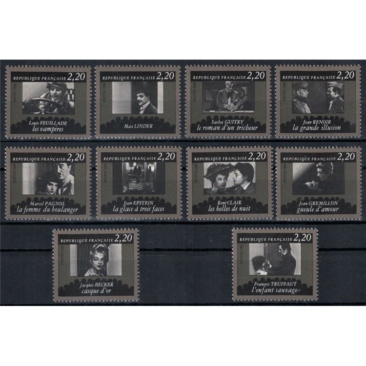 FRANCIA 1986 Cineteca Nazionale 10v MNH**