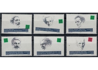FRANCE 1993 French Writers 6v MNH**